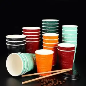 2oz PLA Double Kraft Single Wall Paper Cup