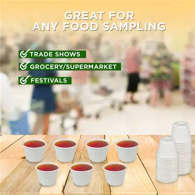 7 Oz With Lids Double Layer Paper Snack Drink Cup Disposable 7 Oz With Lids Double Layer Paper Snack Drink Cup Disposable