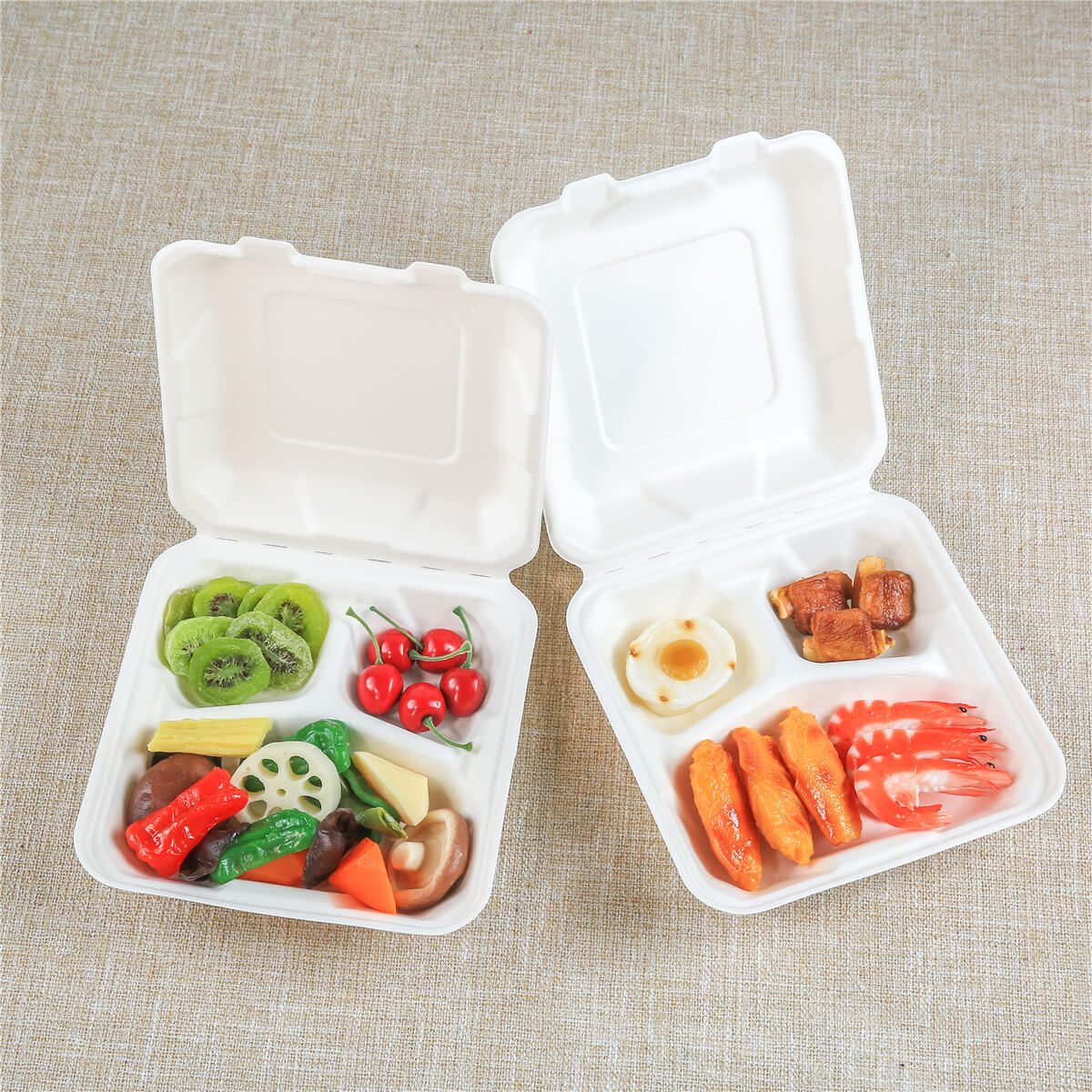 wholesale restaurant supply store sugarcane food containers sugarcane clamshell food container