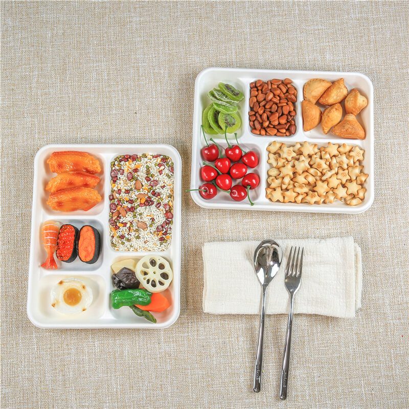 restaurants supply near me biodegradable container  corn and sugarcane compostable disposable hinged clamshell sugarcane takeout food containers whole